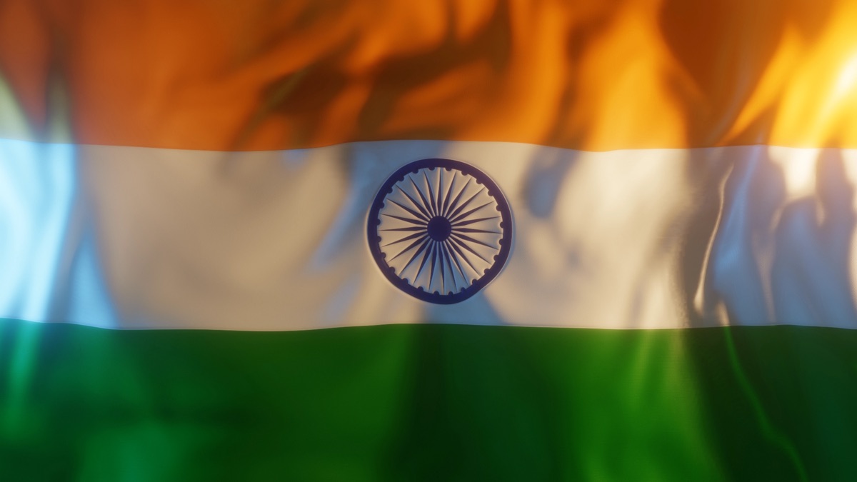 India arrival card process — digital form on laptop